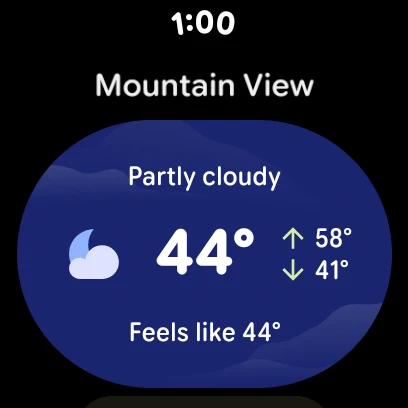 Weather screenshot