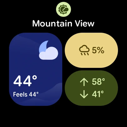 Weather screenshot
