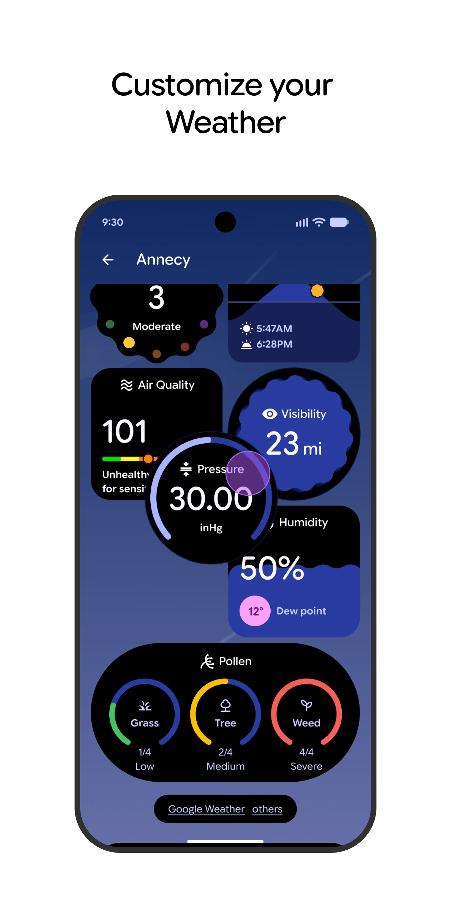 Weather screenshot